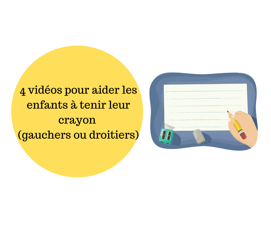 4 Vidéos Pour Aider Les Enfants à Tenir Leur Crayon (gauchers Ou Droitiers)